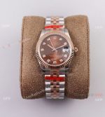 (TW) 11 Best Clone Rolex Datejust Chocolate Diamond Dial Watch 31mm Midsize